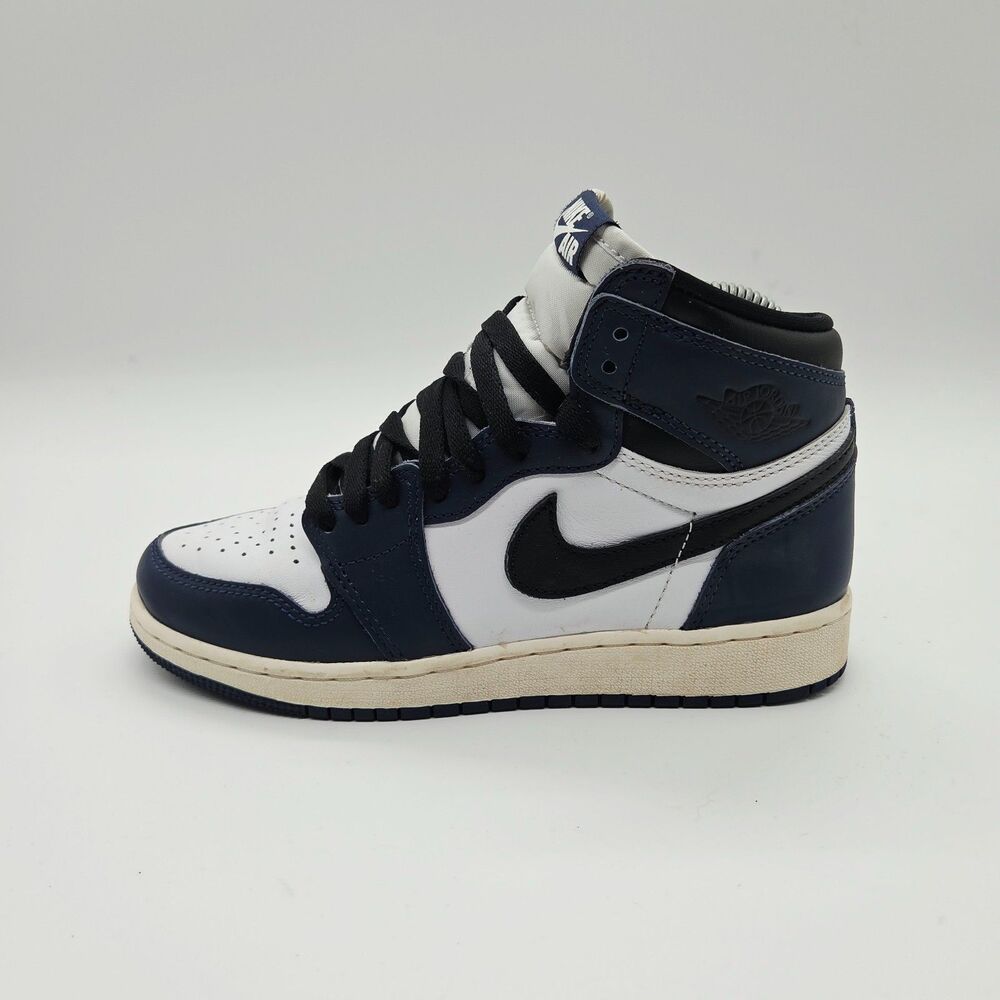 GS Nike Air Jordan 1 Retro High OG FD1437-401 Midnight Navy Size 5y